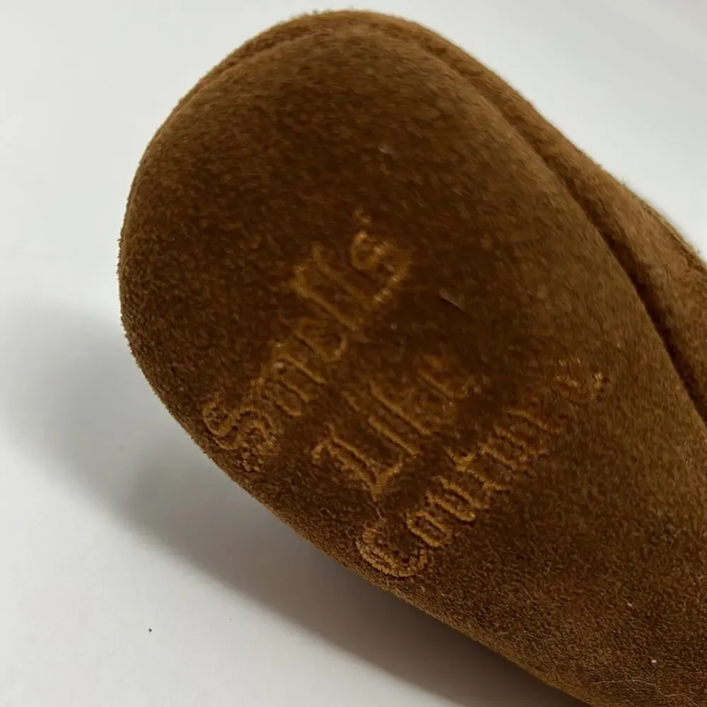 Juicy Couture Infant Girls Brown Suede Slipper/ Moccasin Size 4